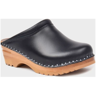 Good Guys Don't Wear Leather Damen vegan Clogs Rembrandt Schwarz