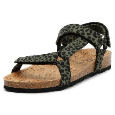 Grand Step Shoes Damen Sandale Levi Animal Seaqual-Material