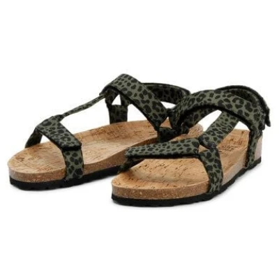 Grand Step Shoes Damen Sandale Levi Animal Seaqual-Material