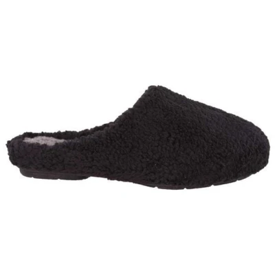 Grand Step Shoes Vegane Hausschuhe Furry Winter schwarz