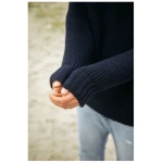 Grobstrick Rollkragenpullover Nordkap (Herren) aus 100% Merinowolle (RWS) von SALZWASSER