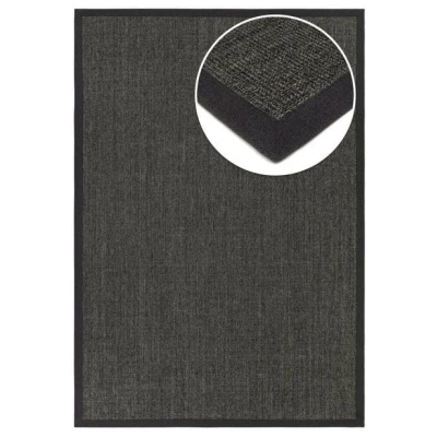 Grundstoff Sisal Teppich Purstoff belugagrau mit Vliesrücken