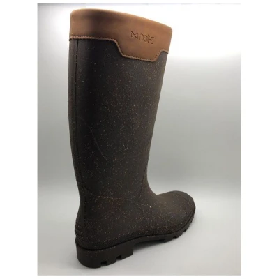 Gummistiefel "nat-2 Prime Bully vegan" in braun und Kork
