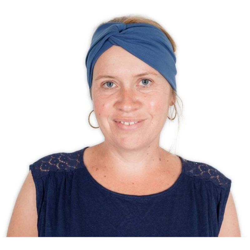 HANDGEDRUCKT Stirnband / Bandeau aus Baumwolljersey (kbA)