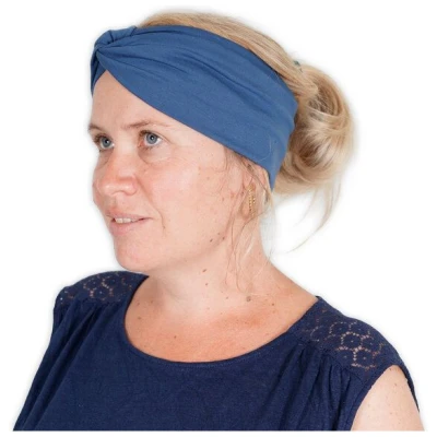 HANDGEDRUCKT Stirnband / Bandeau aus Baumwolljersey (kbA)