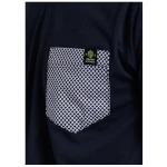 Haasis Bodywear Herren Pyjama lang Alloverprint, Bio Baumwolle, GOTS zertifiziert