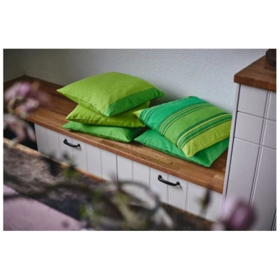 HängemattenGlück Kissenbezug aus reiner Bio Baumwolle 40x40cm Grüntöne