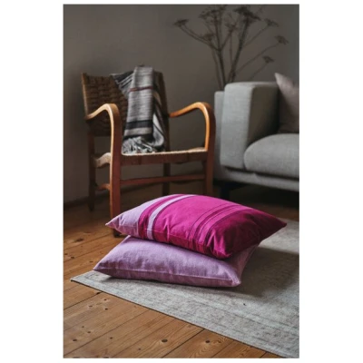 HängemattenGlück Kissenbezug aus reiner Bio Baumwolle 60x60cm Lilatöne