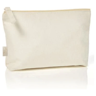 Halfar Kulturtasche aus Bio - Baumwolle mit Reisverschluss Vegan 20 x 12 x 4 cm