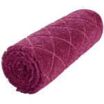 Handtuch Bio-Baumwolle Frottee Raute fliederbeere Maße 70 x 140 cm