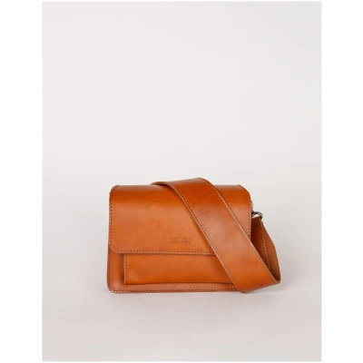 Harper Mini - Cognac Classic Leather - Accordion Style Midi Handbag
