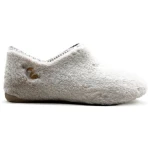 Hausschuh "thies ® Rec Slipper Boots" aus rec. Fell