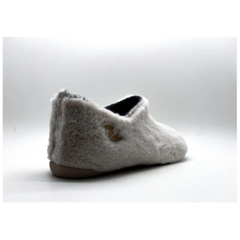 Hausschuh "thies ® Rec Slipper Boots" aus rec. Fell