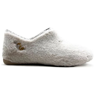 Hausschuh "thies ® Rec Slipper Boots" aus rec. Fell