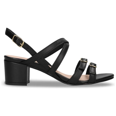 Hebea Black Vegan Sandals