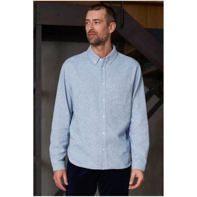Hemd Ken Eco Flannel Blau