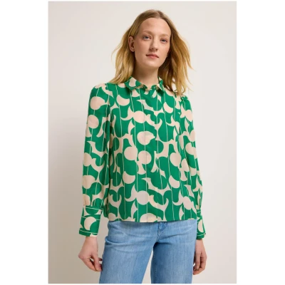 Hemdbluse Graphic Dots