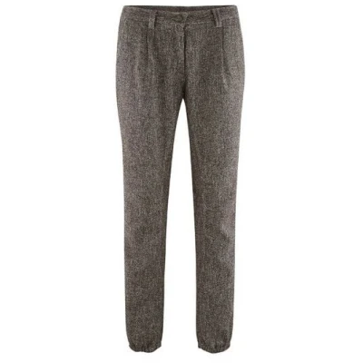 HempAge Damen Bundfaltenhosen