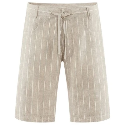 HempAge Gestreifte Herren-Shorts Hanf/Biobaumwolle