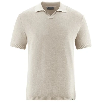 HempAge Herren Sommer Strick-Polo Hanf/Biobaumwolle