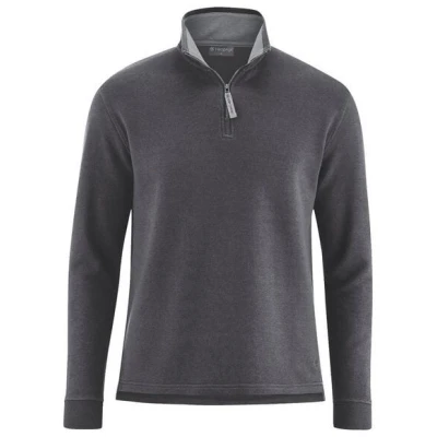 HempAge Herren Sweatware Troyer Hanf/Bio-Baumwolle