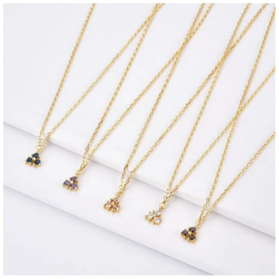 Hurtig Lane Vistosa Trio Gold Necklace - Kette