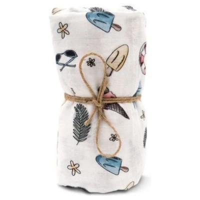 Hutch&Putch Mulltuch Bio Baumwolle · Beach Day