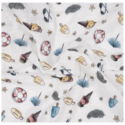 Hutch&Putch Mulltuch Bio Baumwolle · Beach Day