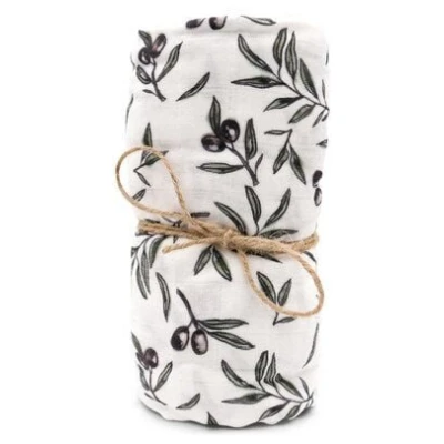 Hutch&Putch Mulltuch Bio Baumwolle · Olive Garden