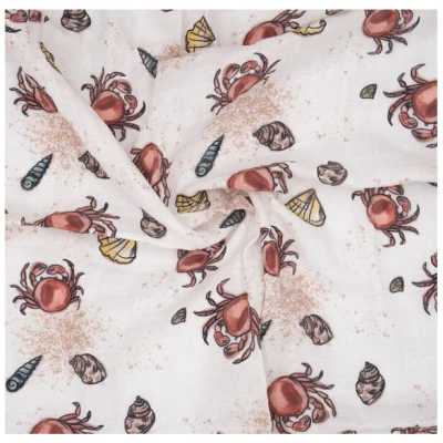 Hutch&Putch Mulltuch Bio Baumwolle · Sealife
