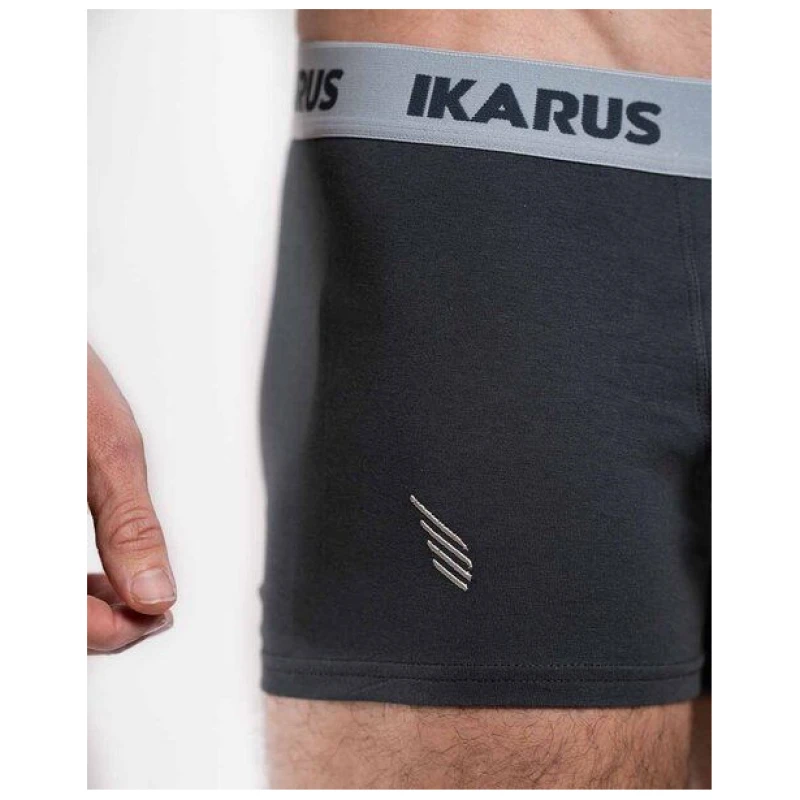 IKARUS Herren Boxershorts Bio-Baumwolle & Modal 2er Pack
