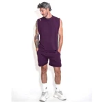 IKARUS PHOENIX No Sleeve Shirt | darkpurple