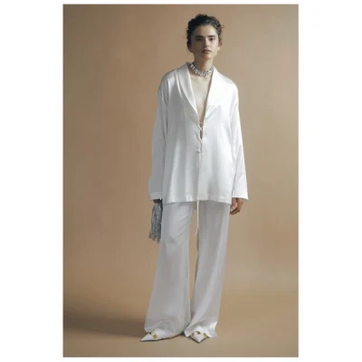 IVA RYCH Weite Hose in Pyjama-Stil/Deadstock