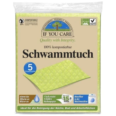 If You Care (IYC) Vegane Schwammtücher im 5er Pack