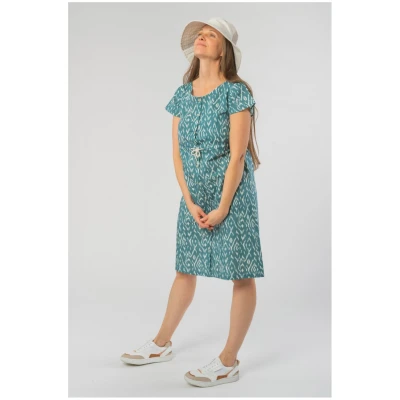 Ikatty Linen Kleid aus Leinen & Bio Baumwolle, Leinen & Hanf