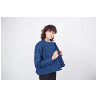 Iksi - XXII Streetwear Jpn Jacket Damen Denim