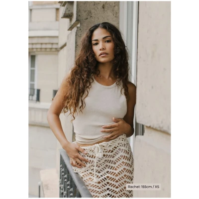 Ines Tank Top - Beige Melange