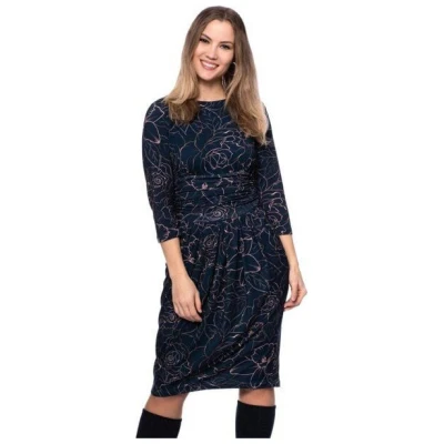 Ingoria LAILA Figurfreundliches Etui-Kleid mit Tulpenrock