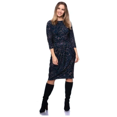 Ingoria LAILA Figurfreundliches Etui-Kleid mit Tulpenrock