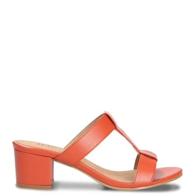 Iris Orange Vegan High-heeled Sandals