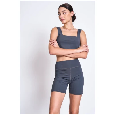 JAN 'N JUNE Damen vegan Active Biker Shorts Crail Uni Grau