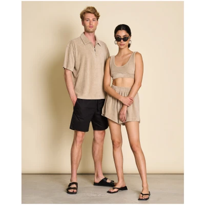 JAN 'N JUNE Damen vegan Bralette Solida Mandel