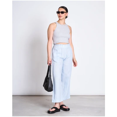 JAN 'N JUNE Damen vegan Hose Beveren Himmelblau