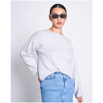 JAN 'N JUNE Damen vegan Jumper Williamsburg Cloud