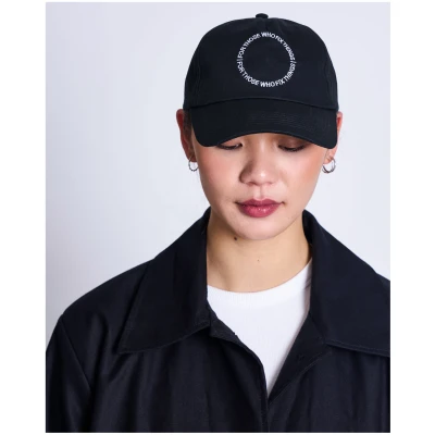 JAN 'N JUNE Damen vegan Kappe Schwarz "for Those Who Fix Things"