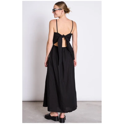 JAN 'N JUNE Damen vegan Kleid Leuven Schwarz