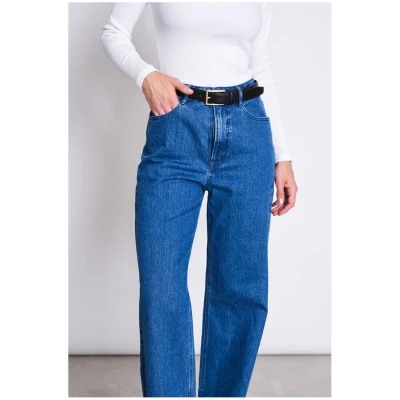 JAN 'N JUNE Damen vegan Luxe Gürtel Schwarz