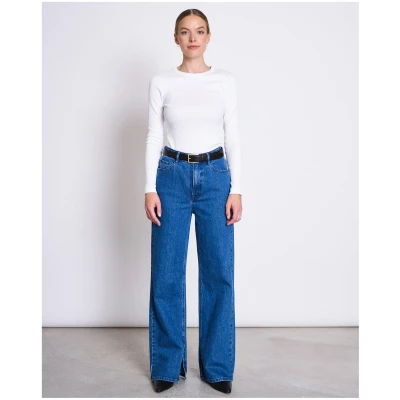 JAN 'N JUNE Damen vegan Luxe Gürtel Schwarz