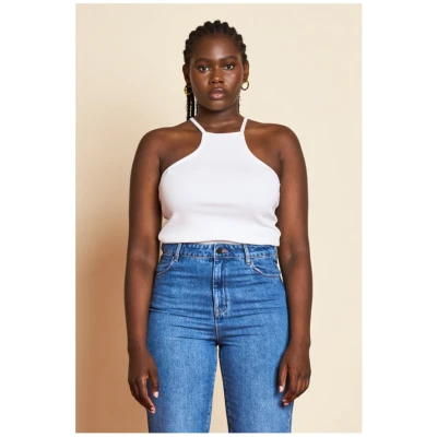 JAN 'N JUNE Damen vegan Top Pacita White