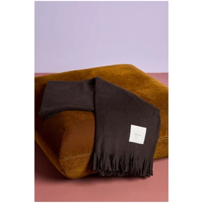 JAN 'N JUNE unisex vegan Fleecedecke Mocca Braun